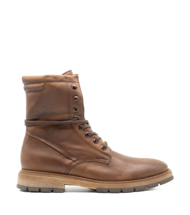 Cetti Cetti heren veterboots cognac Old Rustik Cuero Cetti Heren Halfhoge Veterschoenen in Bruin online kopen