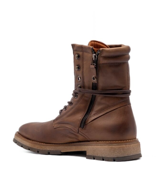 Cetti Cetti heren veterboots cognac Old Rustik Cuero Cetti Heren Halfhoge Veterschoenen in Bruin online kopen