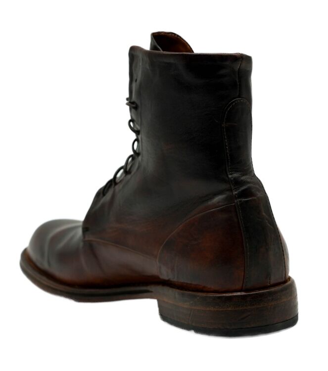 Lemargo Lemargo heren veterschoenen cognac Horse Cognac Lemargo Heren Halfhoge Veterschoenen in Bruin online kopen