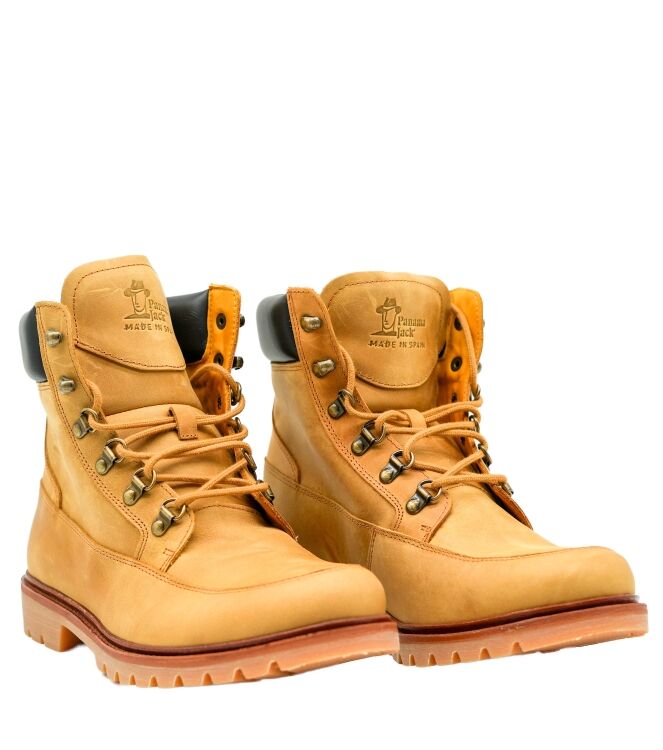 Panama Jack Heren Halfhoge Veterschoenen in Naturel online kopen