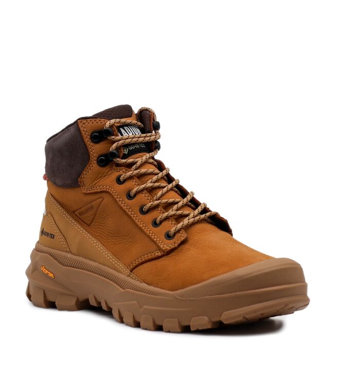 Palladium Palladium heren veterboots naturel goud Fall Gold Palladium Heren Halfhoge Veterschoenen in Naturel online kopen