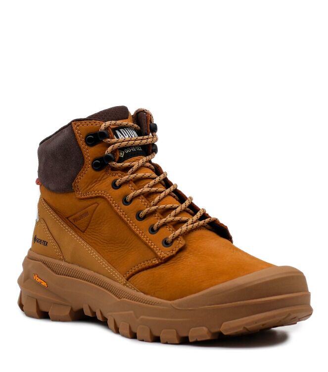 Palladium Palladium heren veterboots naturel goud Fall Gold Palladium Heren Halfhoge Veterschoenen in Naturel online kopen