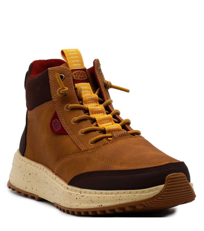 Hey Dude Heren Halfhoge Veterschoenen in Naturel online kopen