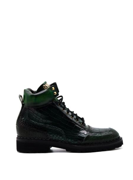 Harris Harris High Shoe Laces Green for Men