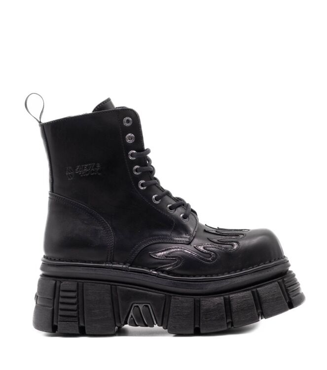 New Rock Heren Veterschoenen in Zwart online kopen.