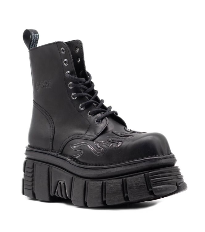 New Rock Heren Veterschoenen in Zwart online kopen.