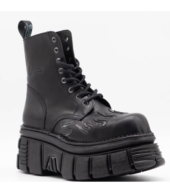 New Rock Heren Veterschoenen in Zwart online kopen.