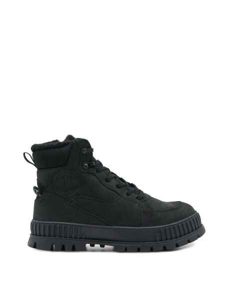 Palladium Heren veterboots gevoerd zwart
