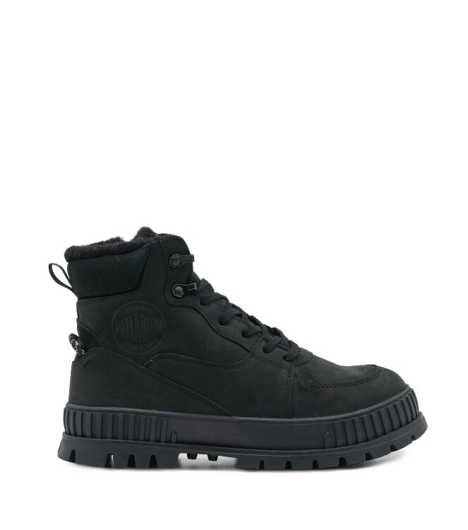 Palladium Heren Halfhoge Veterschoenen in Zwart online kopen
