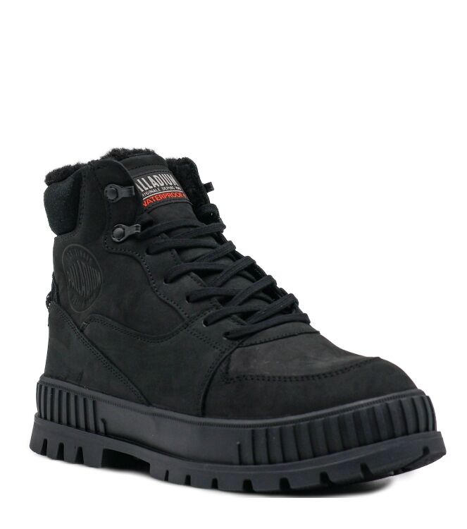 Palladium Heren Halfhoge Veterschoenen in Zwart online kopen