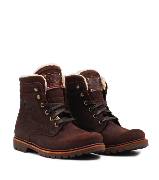 panama jack panama jack heren veterboots gevoerd bruin Velour Grass Marron panama jack Heren Veterboots Gevoerd Bruin