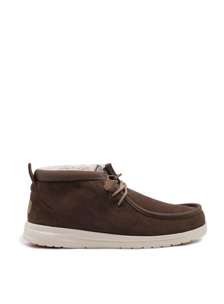 Heydude Heren veterboots gevoerd bruin