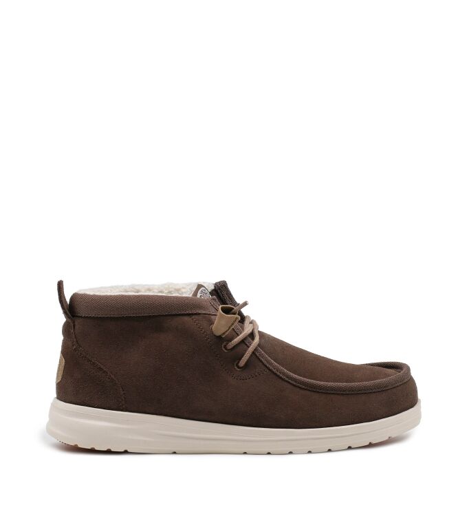 Hey Dude Heren Halfhoge Veterschoenen in Bruin online kopen