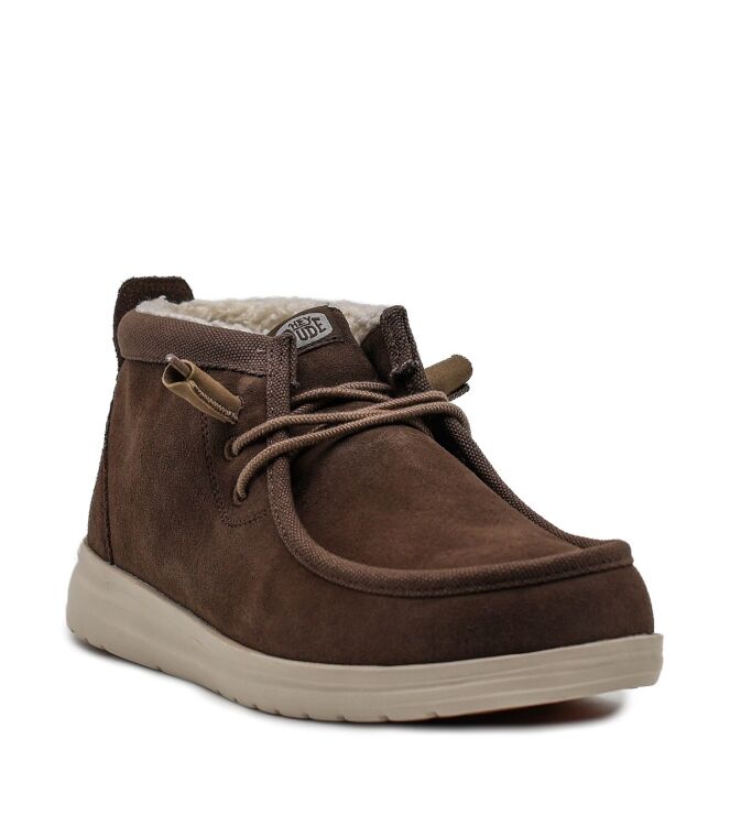 Hey Dude Heren Halfhoge Veterschoenen in Bruin online kopen