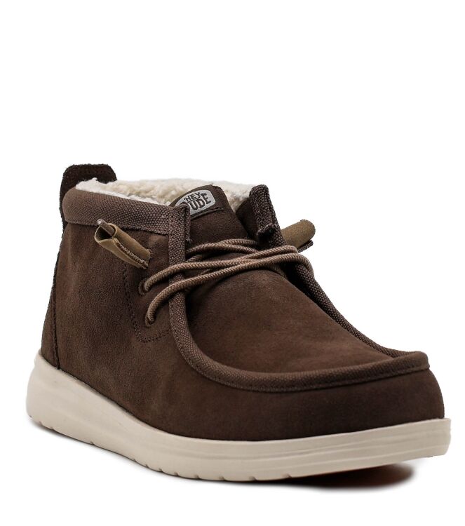 Hey Dude Heren Halfhoge Veterschoenen in Bruin online kopen