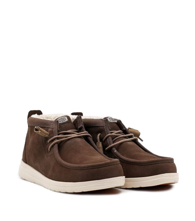 Hey Dude Heren Halfhoge Veterschoenen in Bruin online kopen