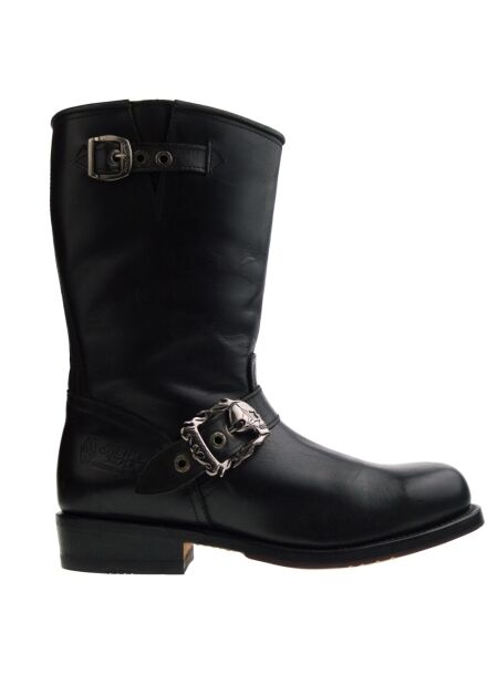 New rock Heren bikerboots zwart