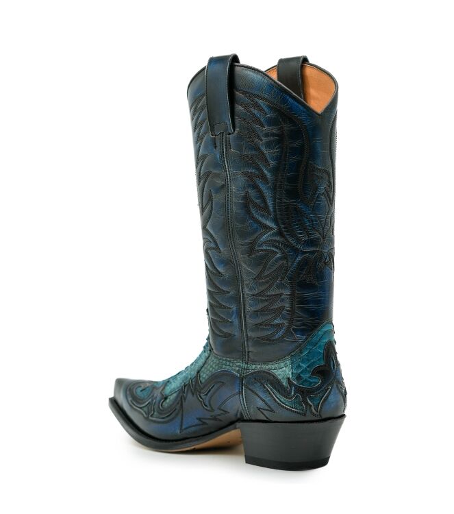 sendra boots sendra boots heren cowboylaarzen turquoise Denver Azul Piton Barr Turquesa sendra boots Heren Cowboylaarzen Turquoise