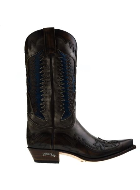 Sendra boots Heren cowboylaarzen bruin blauw