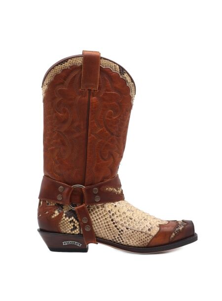 Sendra boots Heren cowboylaarzen bruin piton