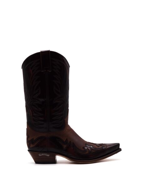 Sendra boots Heren cowboylaarzen bruin combi