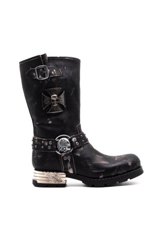 new rock New Rock Boots Brown for Men