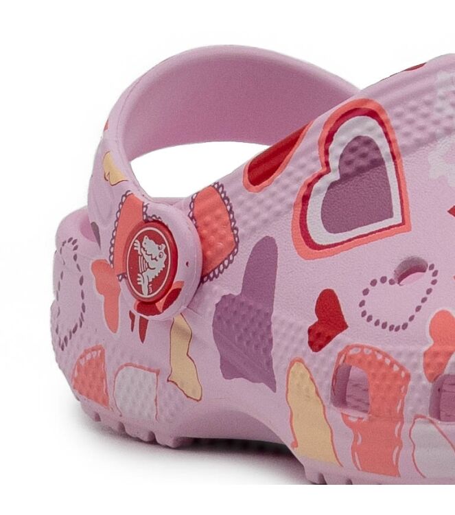 Crocs Kinder Klompen in Roze met hartjes online kopen