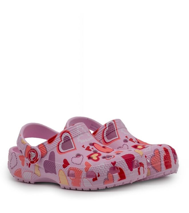 Crocs Kinder Klompen in Roze met hartjes online kopen