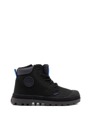 palladium kinder veterschoenen zwart