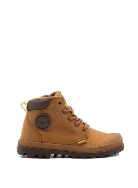 Palladium Kinder veterschoenen bruin