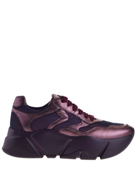 Voile blanche Dames sneakers bordeaux