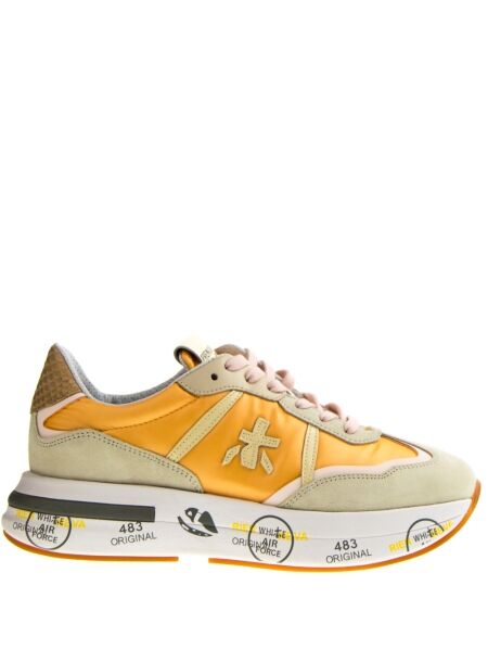 Premiata Dames sneakers oranje beige