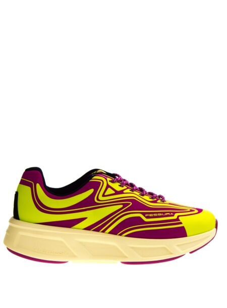 Fessura Dames sneakers lime fuxia