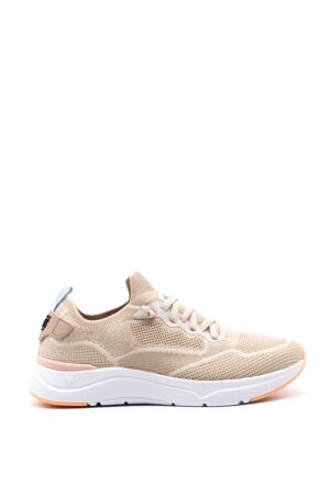 walk in pitas dames sneakers beige
