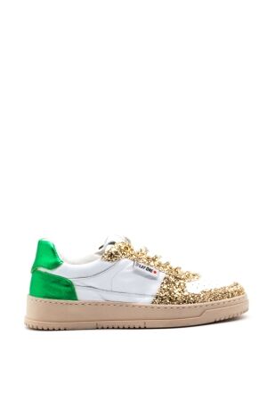 Play One dames sneakers goud wit
