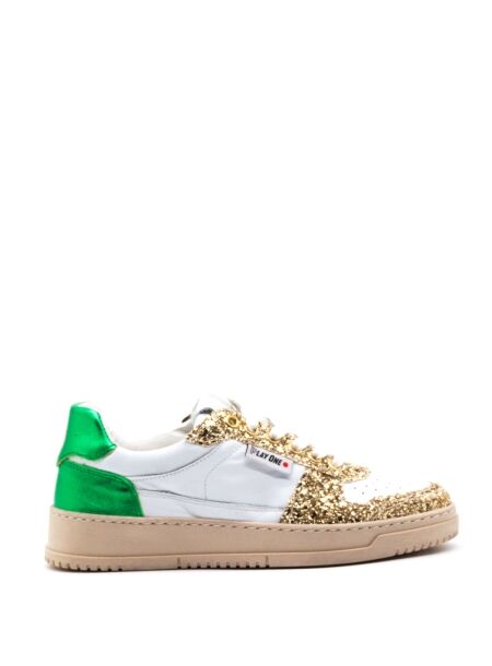  Dames sneakers goud wit