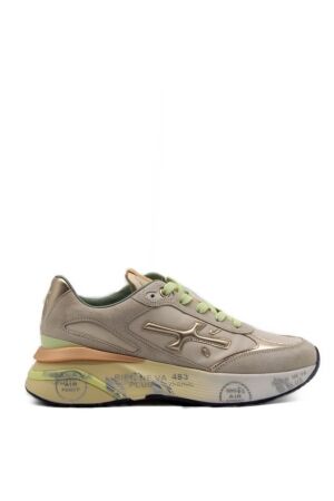 Premiata dames sneakers beige combi