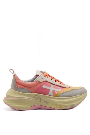 Premiata dames sneakers oranje roze