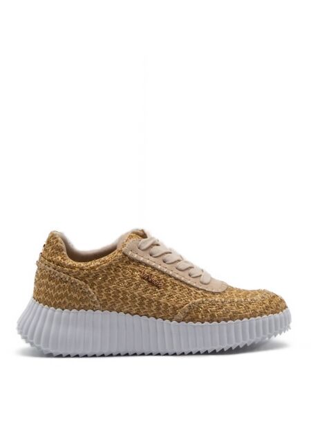 La strada Dames sneaker rubberzool goud