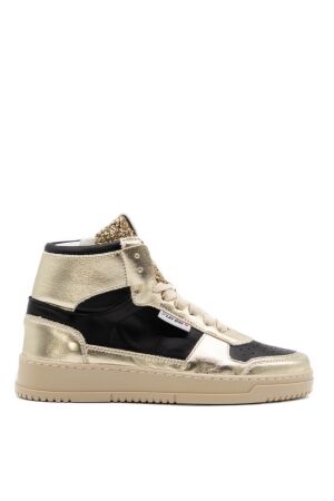 Play One dames sneakers goud zwart