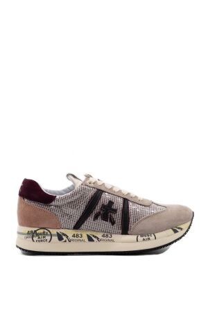 Premiata dames sneakers beige combi