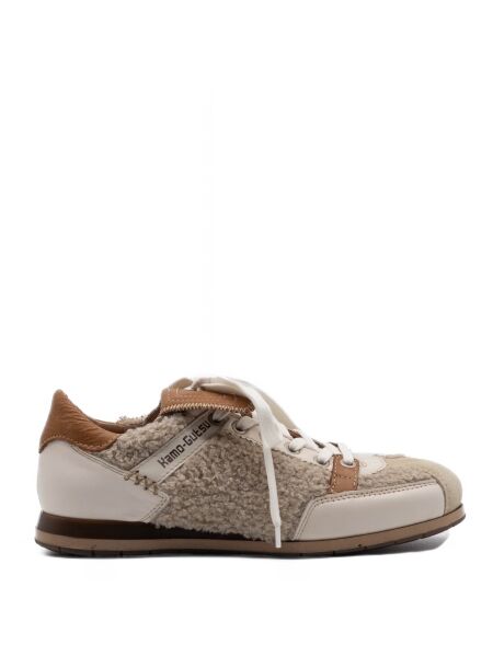Kamo gutsu Dames sneakers beige wit combi