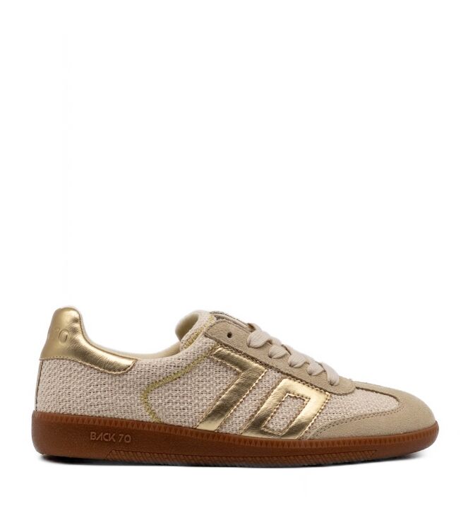 Back70 Dames Sneakers in Beige Goud online kopen 