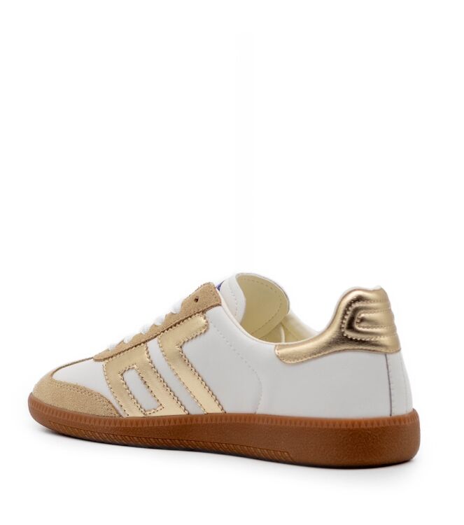 Back 70 Back 70 dames sneakers goud Metallic Gold Back70 Dames Sneakers in Beige Metallic Goud online kopen