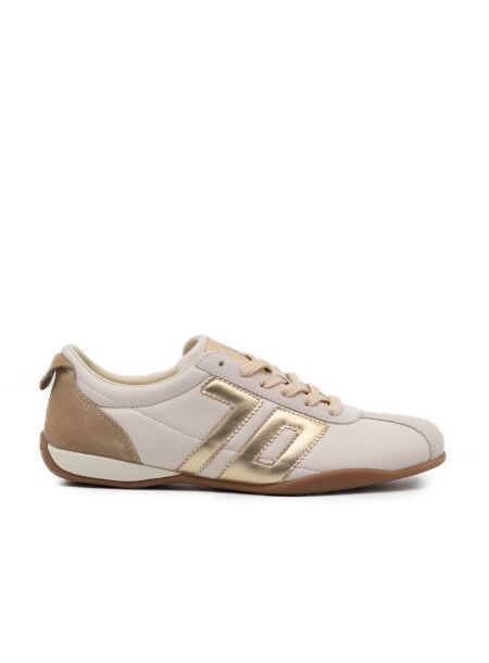 Back 70 Dames sneakers rubberzolen beige