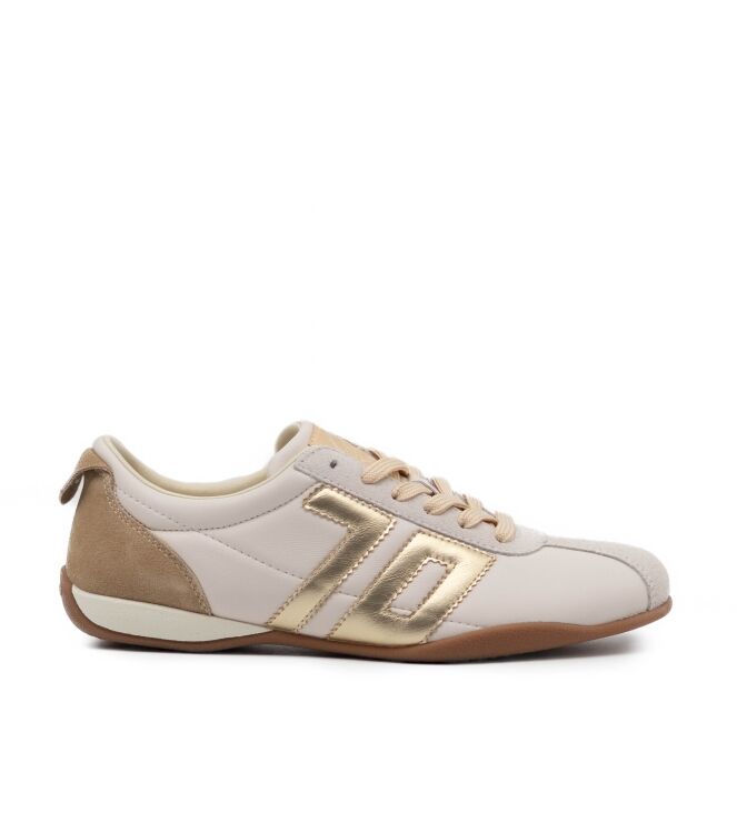 Back70 Dames Sneakers in Beige/Goud online kopen 