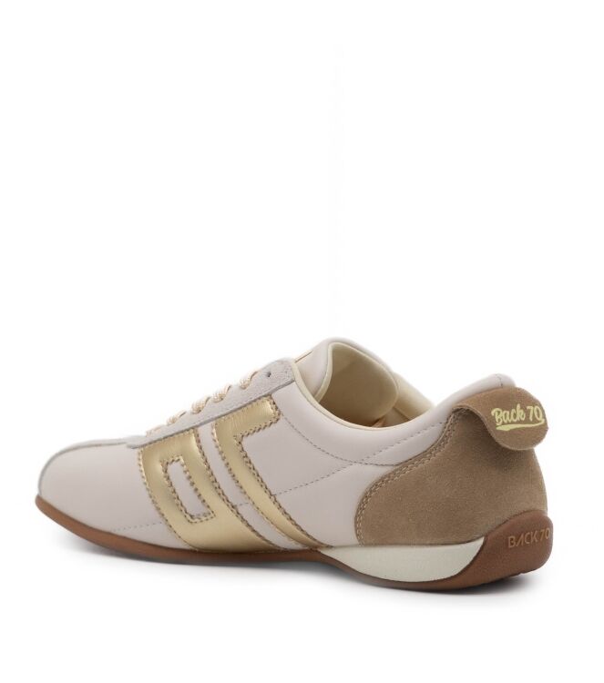 Back70 Dames Sneakers in Beige/Goud online kopen 