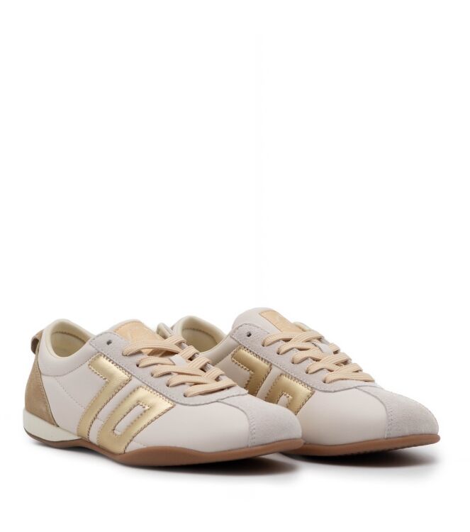 Back70 Dames Sneakers in Beige/Goud online kopen 