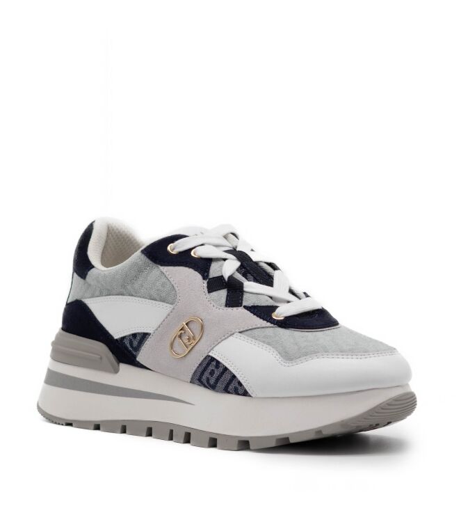 Liu Jo  Dames Sneakers Rubberzool Beige 05 beige