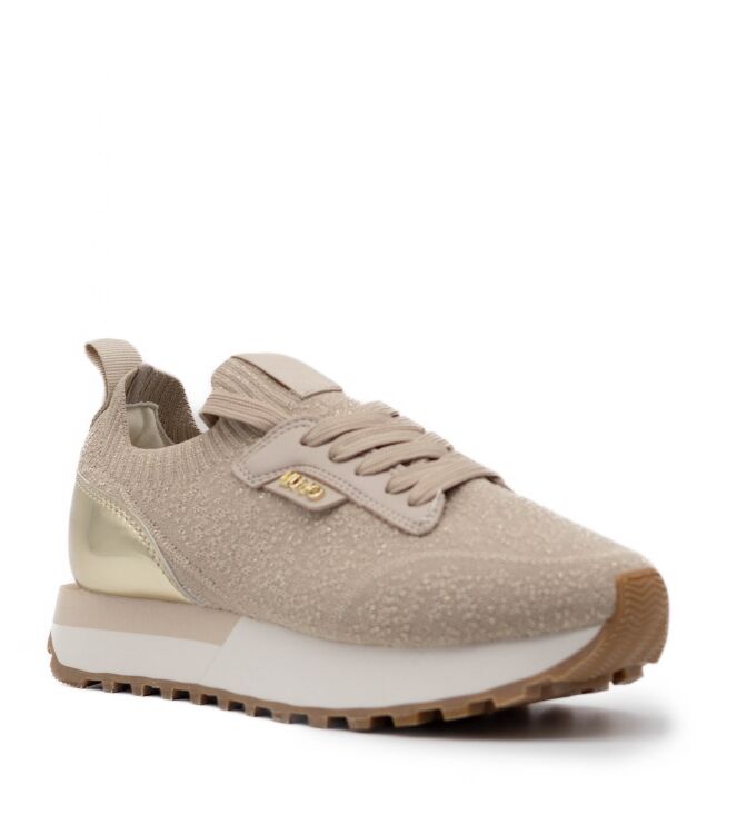 Liu Jo  Dames Sneakers Rubberzool Beige 05 beige